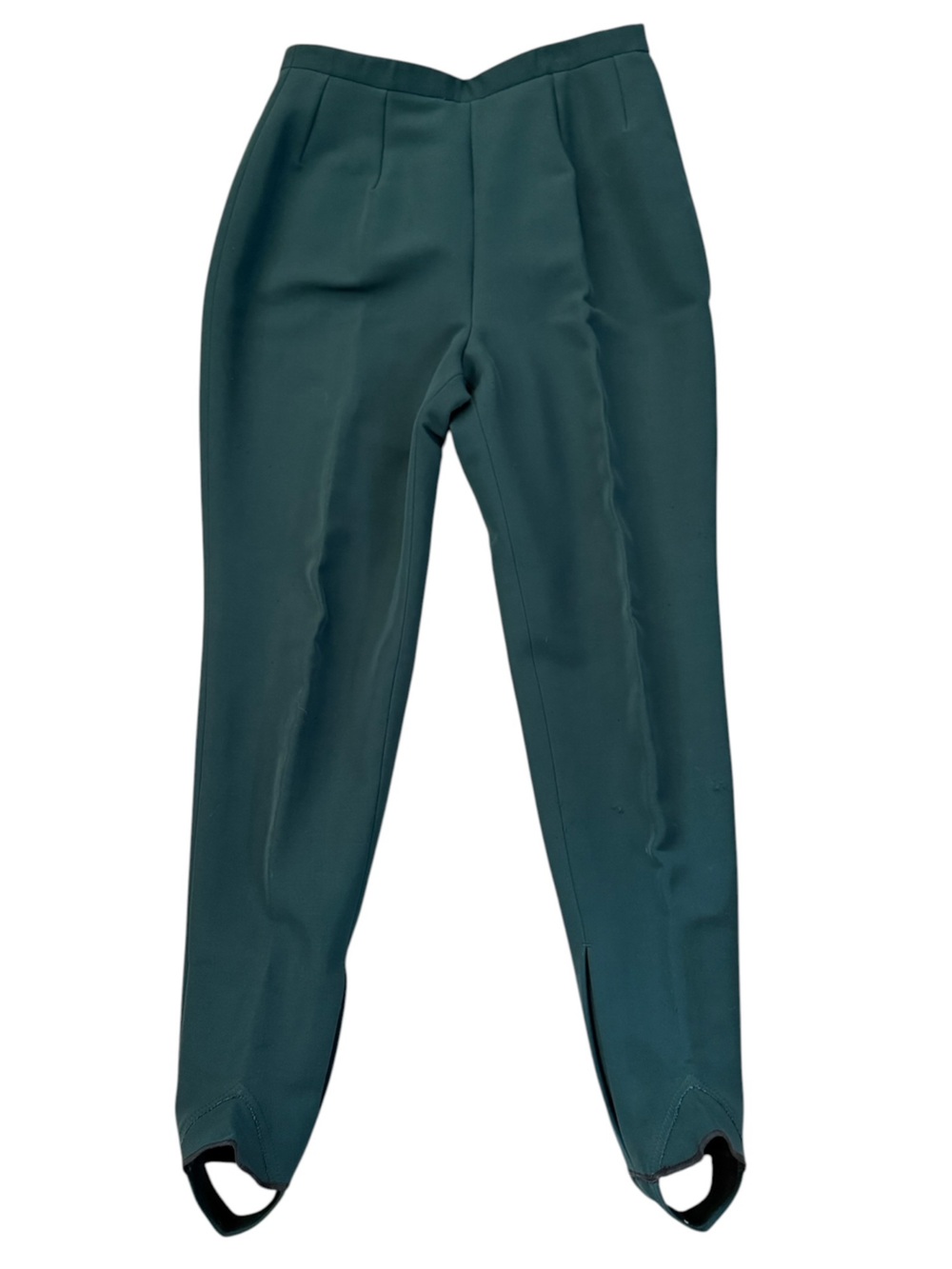 Vintage Spinnerin Swiss Wool Blend Alpine Stirrup Pants Green 16R Fits 26x27.5 - Picture 2 of 16